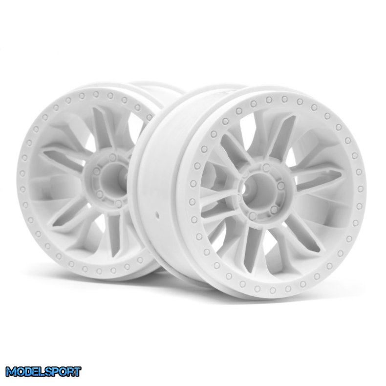 HPI 116738 6-Shot St Wheel (White/2Pcs)