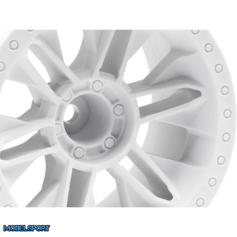 HPI 116738 6-Shot St Wheel (White/2Pcs)