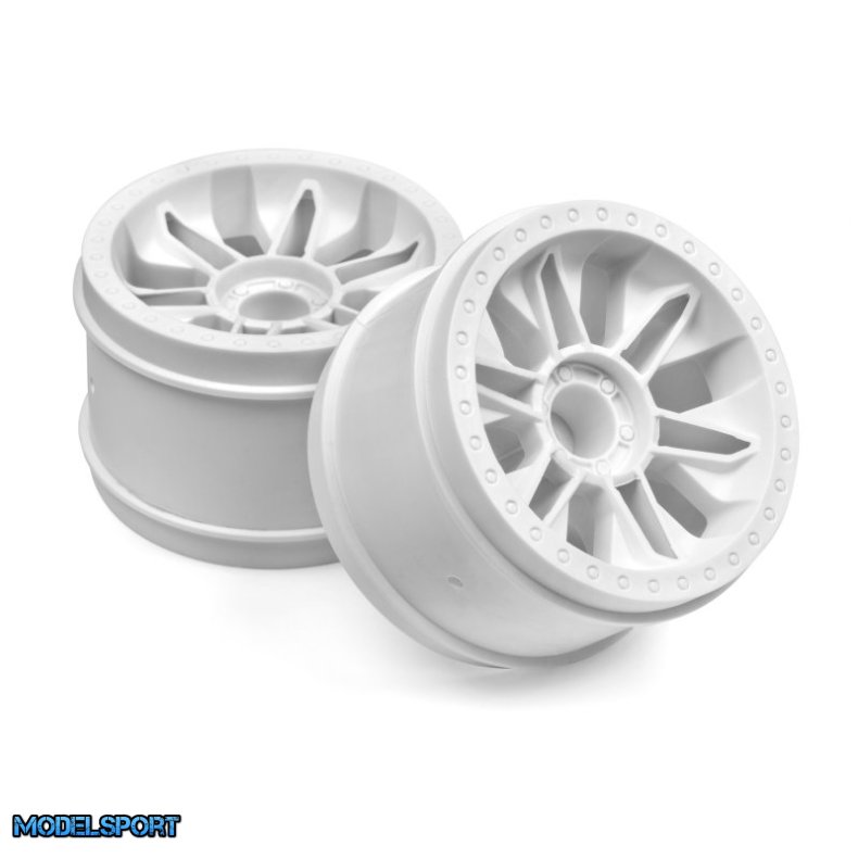 HPI 116738 6-Shot St Wheel (White/2Pcs)