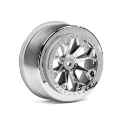 HPI 116739 8-Shot Sc Wheel (Chrome/2Pcs)