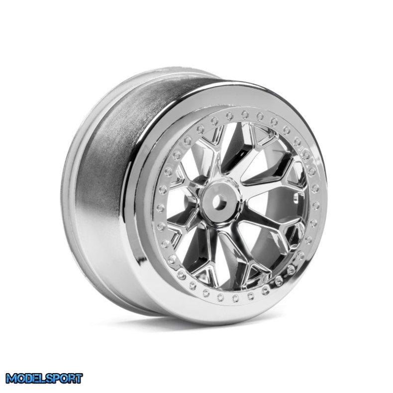 HPI 116739 8-Shot Sc Wheel (Chrome/2Pcs)