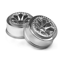 HPI 116739 8-Shot Sc Wheel (Chrome/2Pcs)