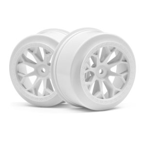 HPI 116741 8-Shot Sc Wheel (White/2Pcs)