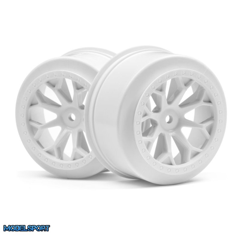 HPI 116741 8-Shot Sc Wheel (White/2Pcs)