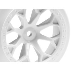 HPI 116741 8-Shot Sc Wheel (White/2Pcs)