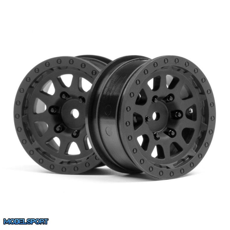 HPI 116840 Cr-10 Wheel 1.9 (Black/2Pcs)