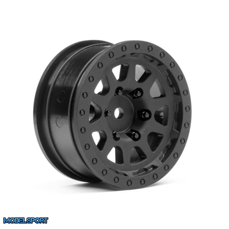 HPI 116840 Cr-10 Wheel 1.9 (Black/2Pcs)