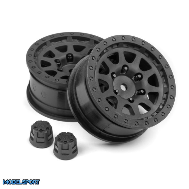 HPI 116840 Cr-10 Wheel 1.9 (Black/2Pcs)