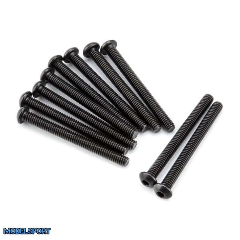 HPI 116865 Button Head Screw M2.5X25mm (Hex Socket/10Pcs)