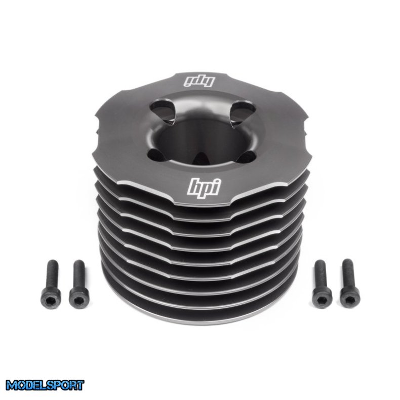 HPI 117268 Aluminum Heatsink Head (Gunmetal/F5.9)