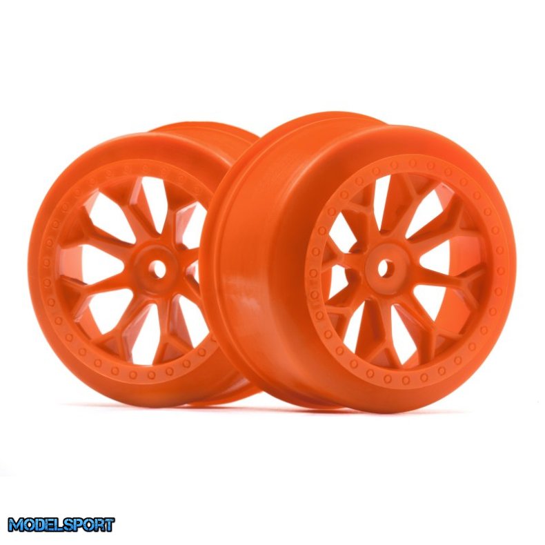HPI 120134 8-Shot SC Wheel (Orange/2Pcs)