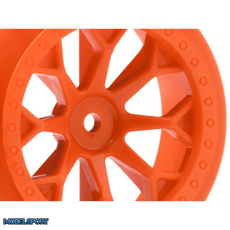 HPI 120134 8-Shot SC Wheel (Orange/2Pcs)