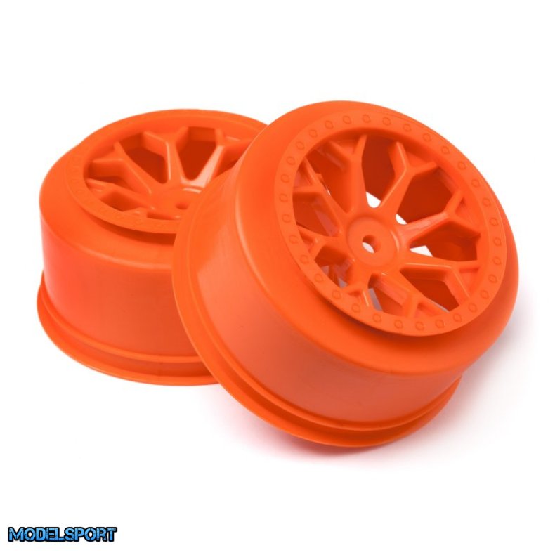 HPI 120134 8-Shot SC Wheel (Orange/2Pcs)
