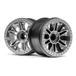 HPI 120136 6-Shot ST Wheel (Silver/2 pcs)
