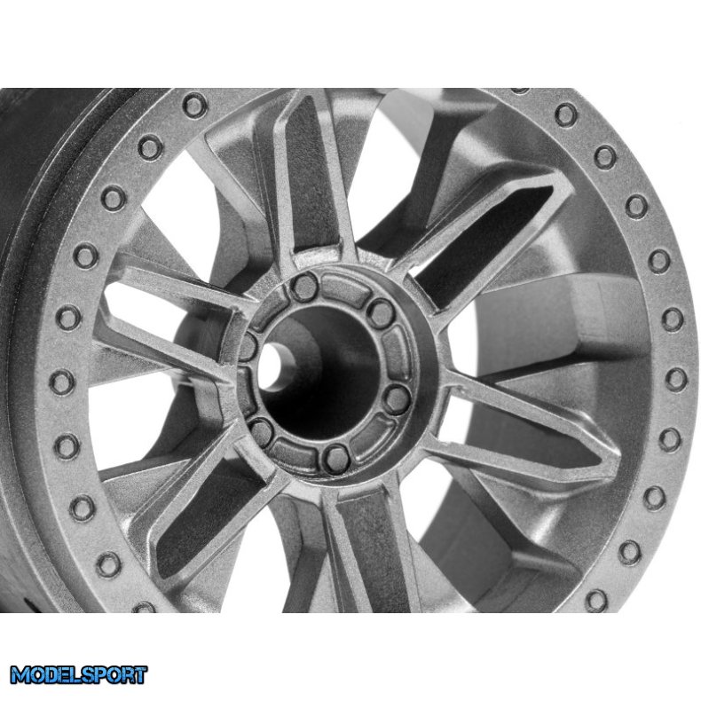 HPI 120136 6-Shot ST Wheel (Silver/2 pcs)