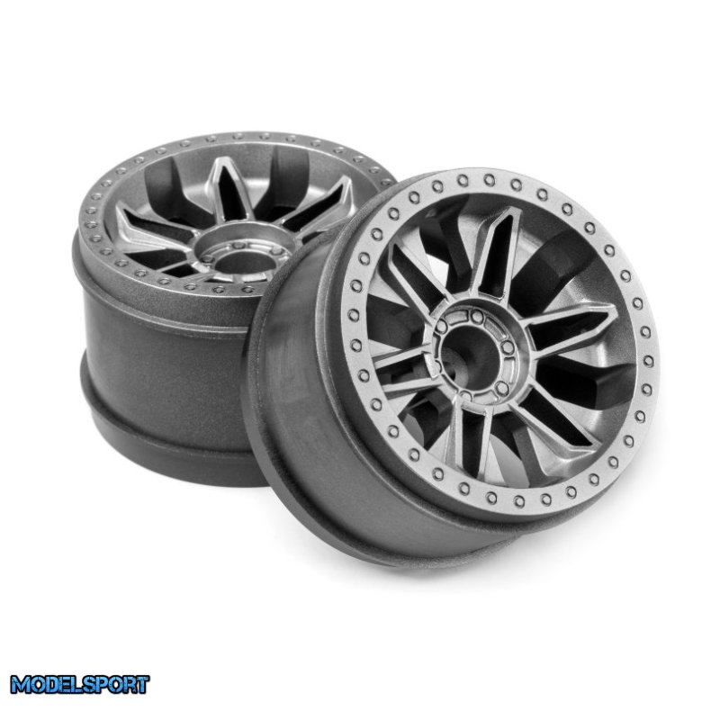 HPI 120136 6-Shot ST Wheel (Silver/2 pcs)