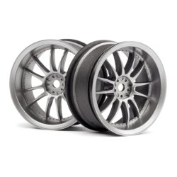 HPI 120151 Work XSA 02C Wheel 26mm Light Gunmetal 3mm