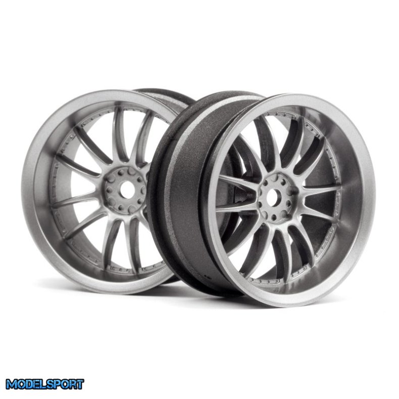 HPI 120151 Work XSA 02C Wheel 26mm Light Gunmetal 3mm
