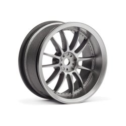 HPI 120151 Work XSA 02C Wheel 26mm Light Gunmetal 3mm