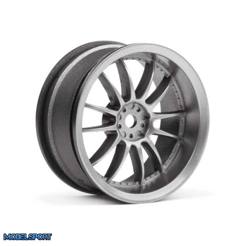 HPI 120151 Work XSA 02C Wheel 26mm Light Gunmetal 3mm