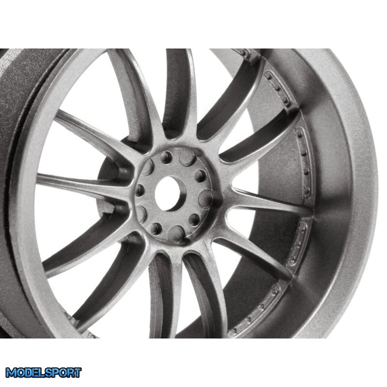 HPI 120151 Work XSA 02C Wheel 26mm Light Gunmetal 3mm