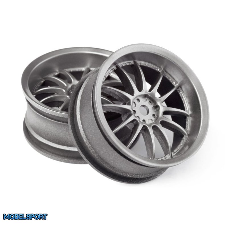 HPI 120151 Work XSA 02C Wheel 26mm Light Gunmetal 3mm