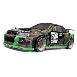 HPI 120166 Fail Crew Nissan Skyline R34 Gt-R Body (150mm)