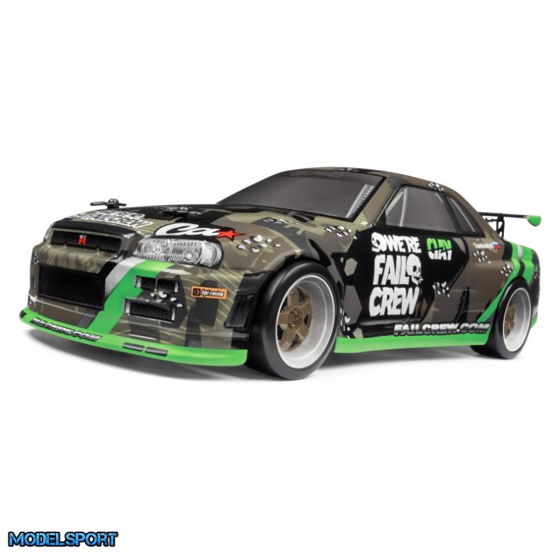 HPI 120166 Fail Crew Nissan Skyline R34 Gt-R Body (150mm)