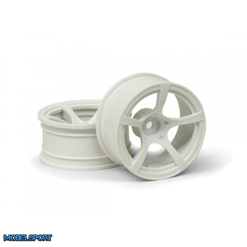 HPI 120205 D5 Wheel White (9mm/2Pcs)