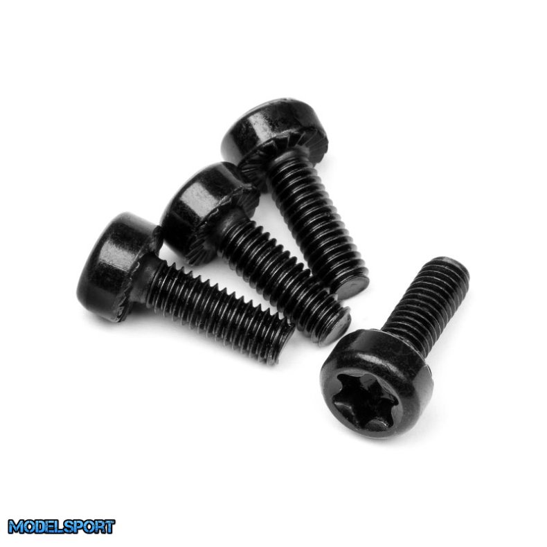 HPI 15455 Wide Cap Head Torx Screw M4X12mm (4Pcs)