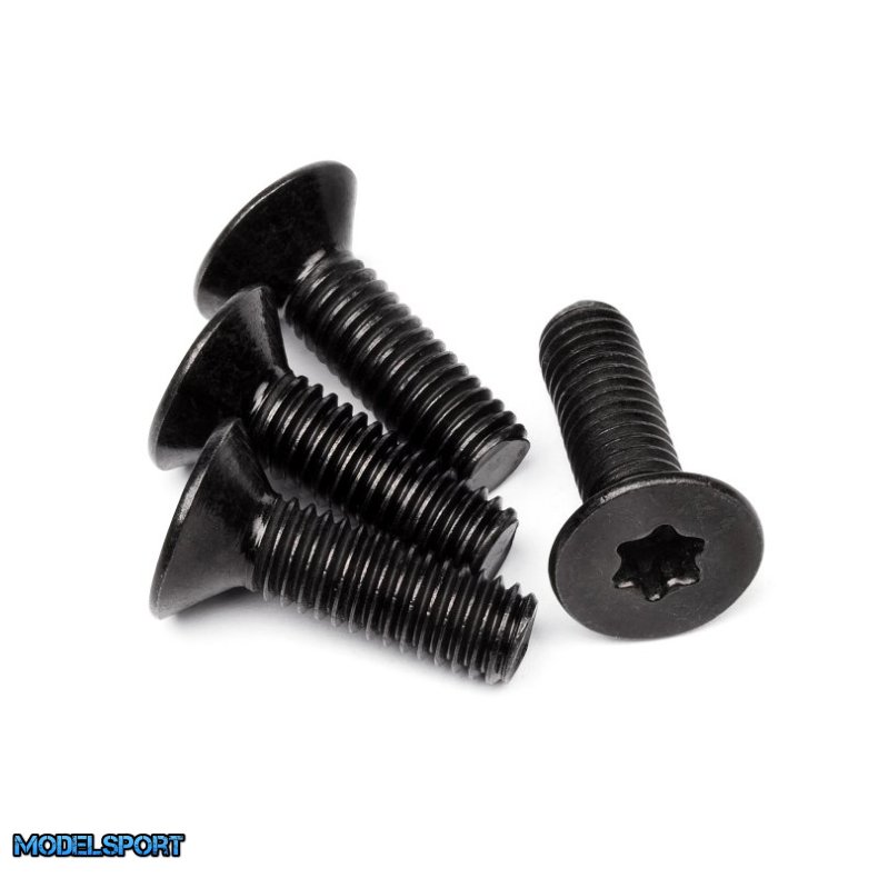 HPI 15457 Flat Head Torx Screw M6X20mm (4Pcs)