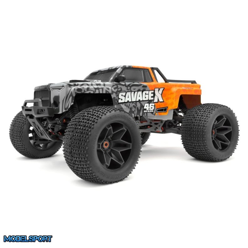 HPI 160104 GT-6 Sportcab Painted Truck Body (Grey/Orange)