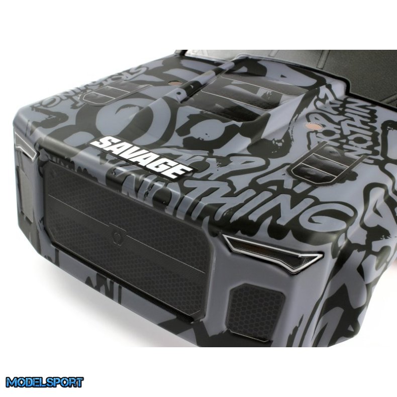 HPI 160104 GT-6 Sportcab Painted Truck Body (Grey/Orange)