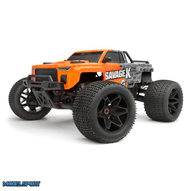 HPI 160105 GT-6 Sportcab Painted Truck Body (Orange/Grey)