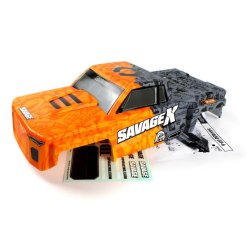 HPI 160105 GT-6 Sportcab Painted Truck Body (Orange/Grey)