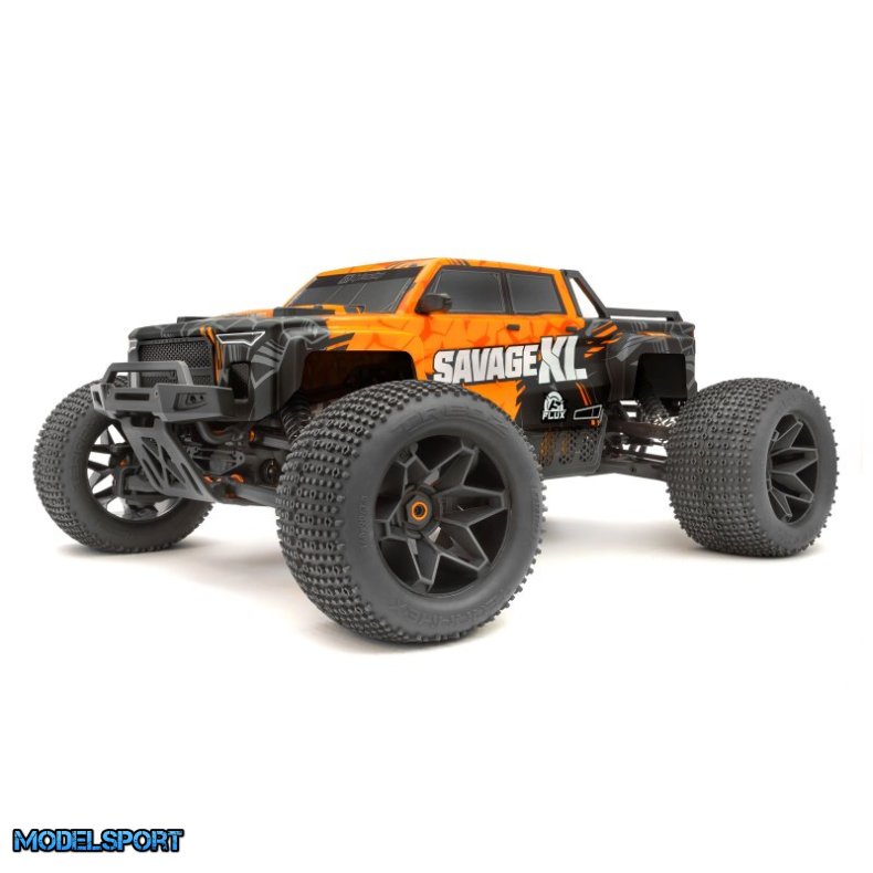 HPI 160106 GTXL-6 Kingcab Painted Truck Body (Black/Orange)