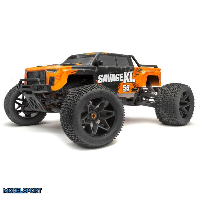 HPI 160107 GTXL-6 Kingcab Painted Truck Body (Orange/Black)