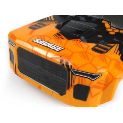 HPI 160107 GTXL-6 Kingcab Painted Truck Body (Orange/Black)