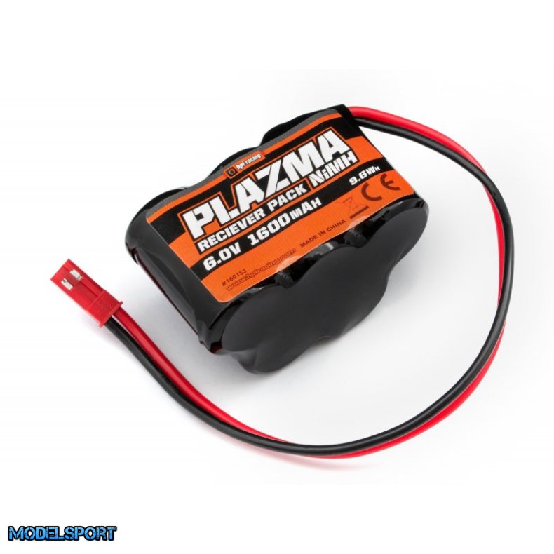 HPI 160153 Plazma 6.0V 1600mAh NiMH Receiver Battery Pack