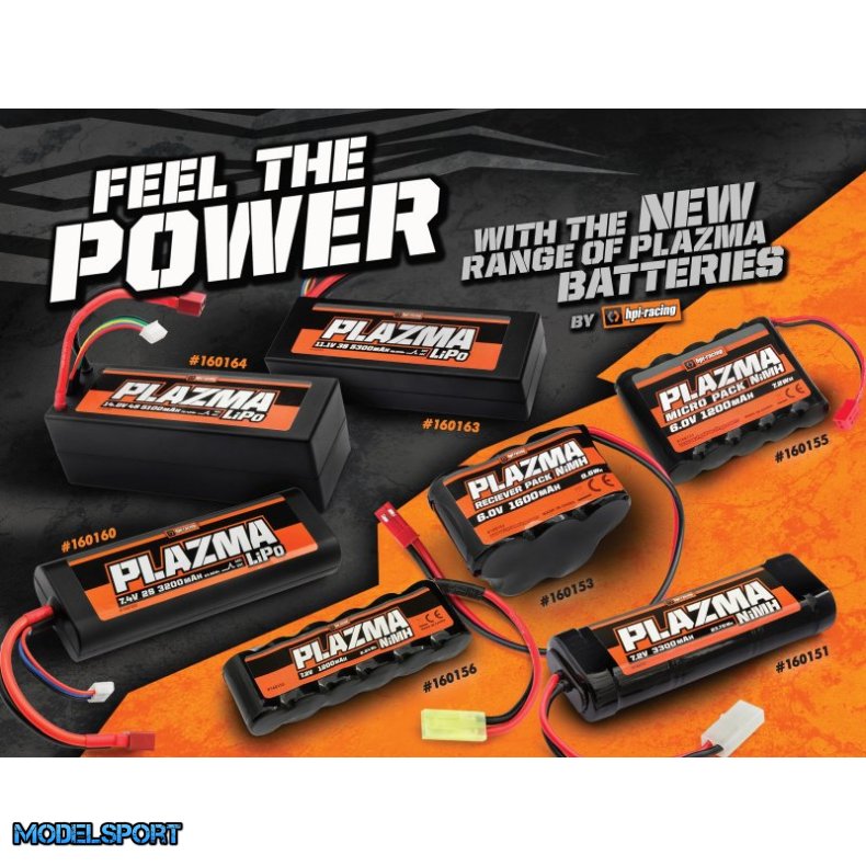 HPI Plazma 7.4V 5300mAh 40C LiPo Batteri