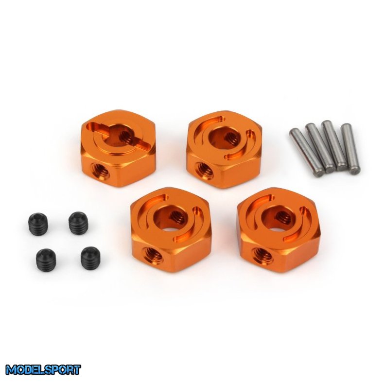 HPI 160240 Aluminium Hex Hub Set Lock Type (12mm Jumpshot)