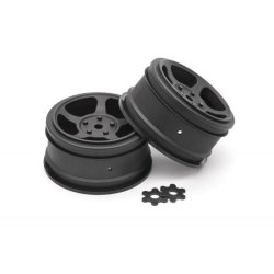 HPI 160336 VINTAGE TA2 26mm BLACK 0mm OFFSET (Pr)