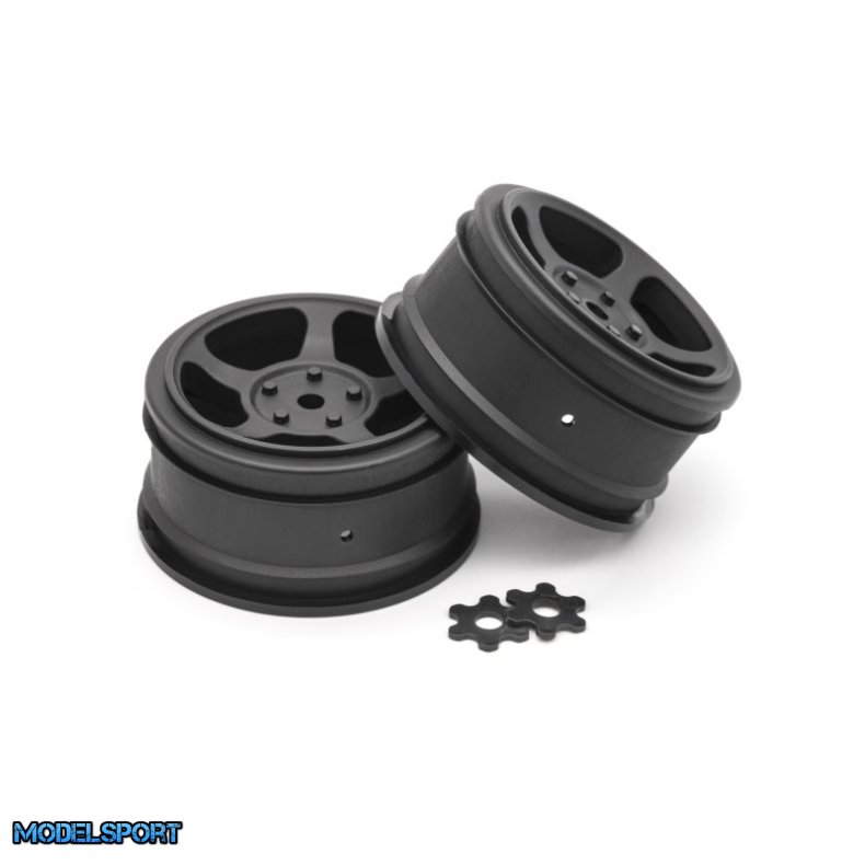 HPI 160336 VINTAGE TA2 26mm BLACK 0mm OFFSET (Pr)