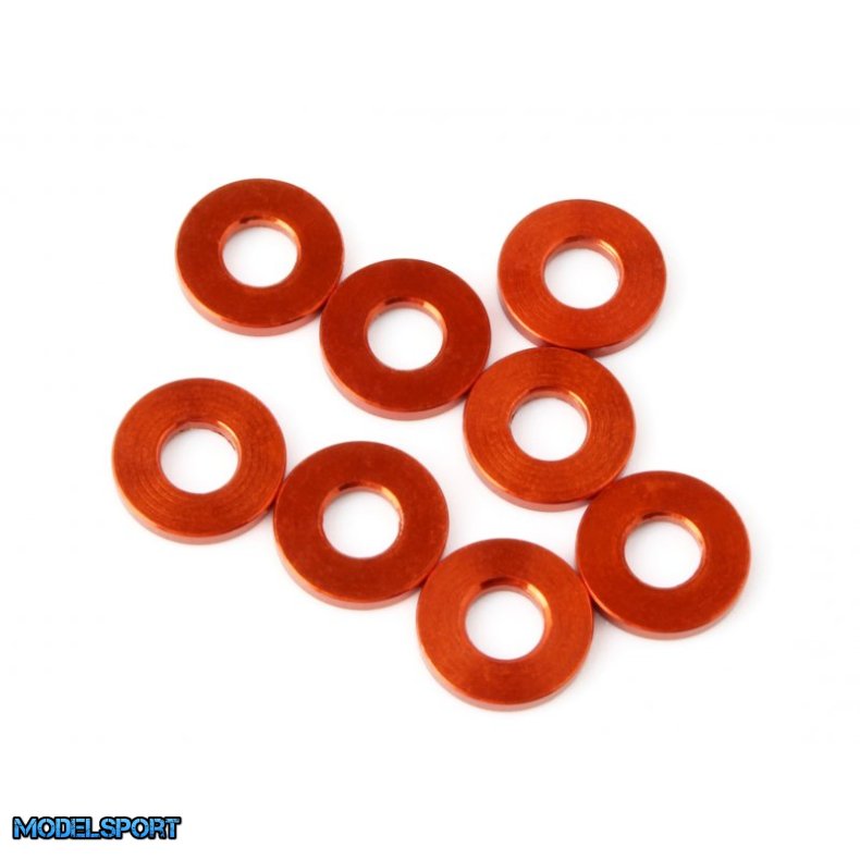 HPI 160406 Shim 3x7x1mm (Orange/8pcs)