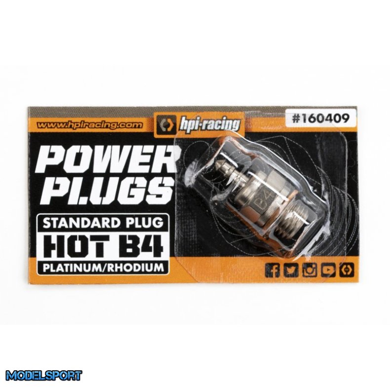 HPI 160409 Glow Plug Hot B4