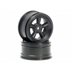 HPI 3816 Vintage 5 Spoke Wheel 26mm Black (0mm Offset)