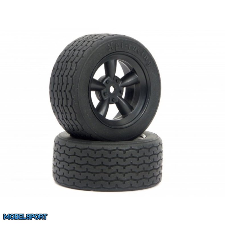 HPI 3816 Vintage 5 Spoke Wheel 26mm Black (0mm Offset)