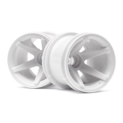 HPI 2100 Super Star MT Wheels Front (White/2.2In/2Pcs)