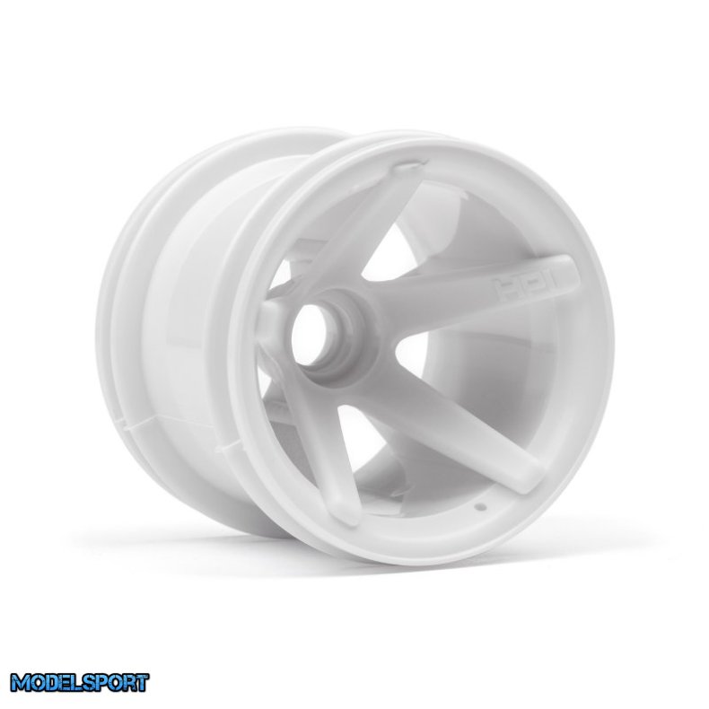 HPI 2100 Super Star MT Wheels Front (White/2.2In/2Pcs)
