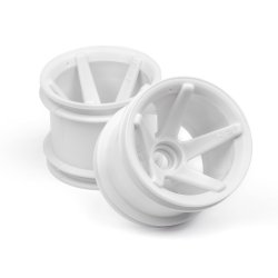 HPI 2100 Super Star MT Wheels Front (White/2.2In/2Pcs)